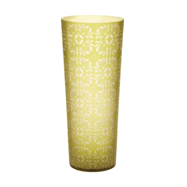 Elk Signature Kiwi Etched Vase, Green 464046